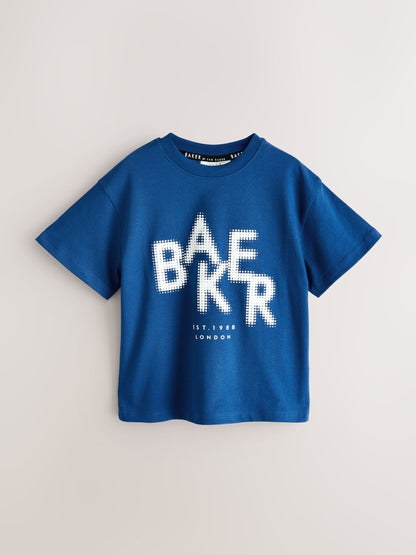 Baker by Ted Baker Graphic Print T-Shirts 5 Pack image 5