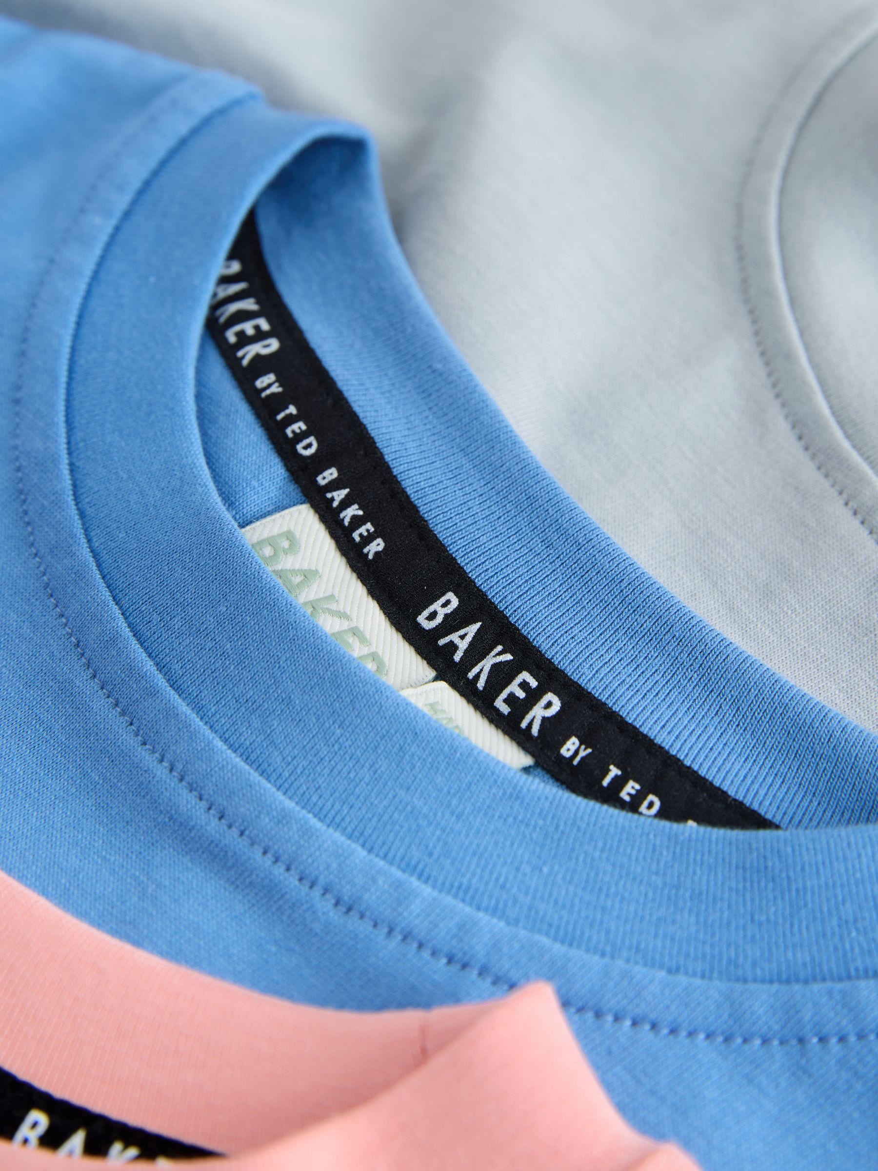 Dsiney Kidz - Baker by Ted Baker Blue/Grey/Orange Baker by Ted Baker 3 Pack T-Shirts image 8