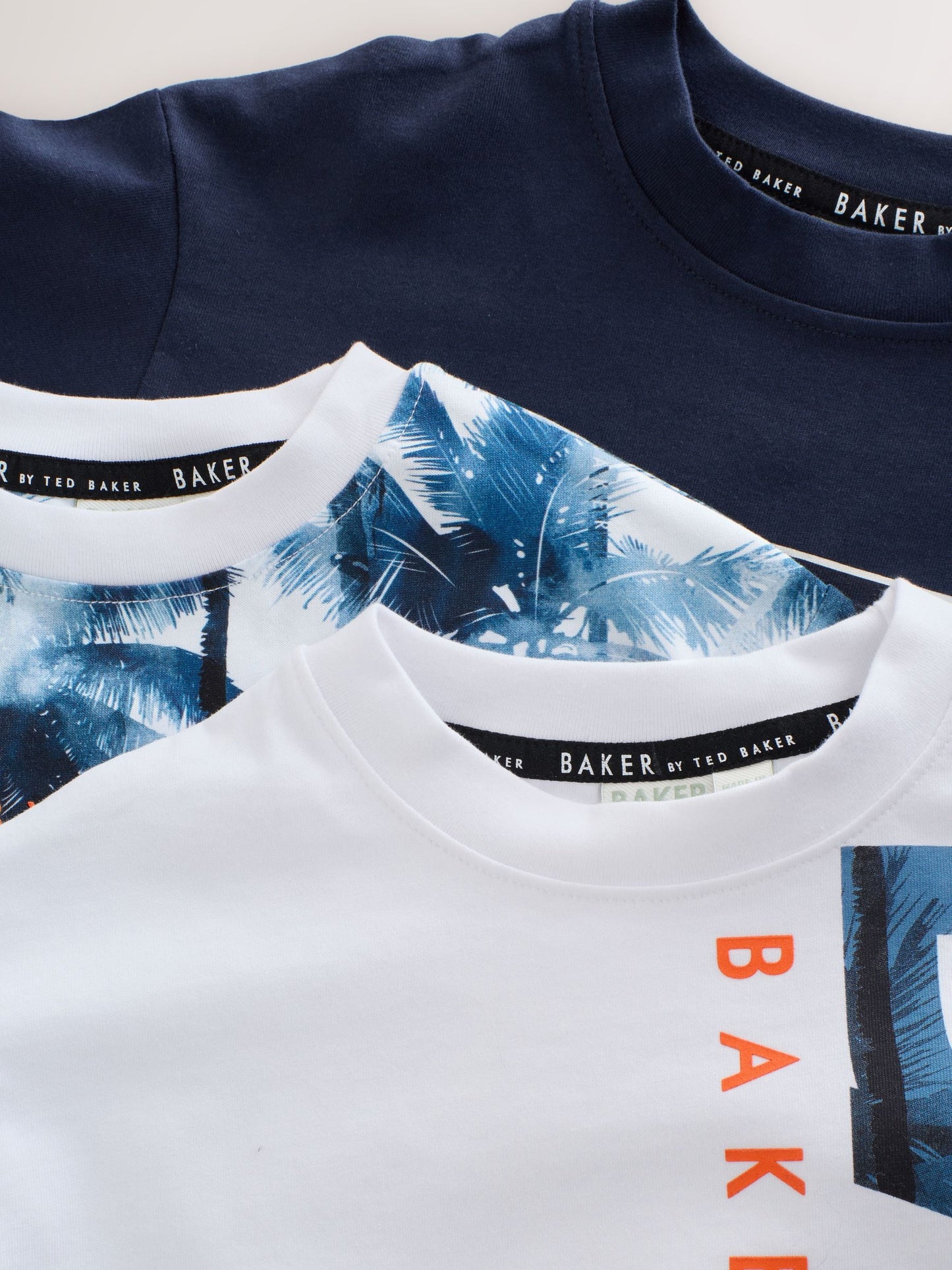 Dsiney Kidz - Baker by Ted Baker Navy Graphic Baker by Ted Baker 3 Pack T-Shirts image 6
