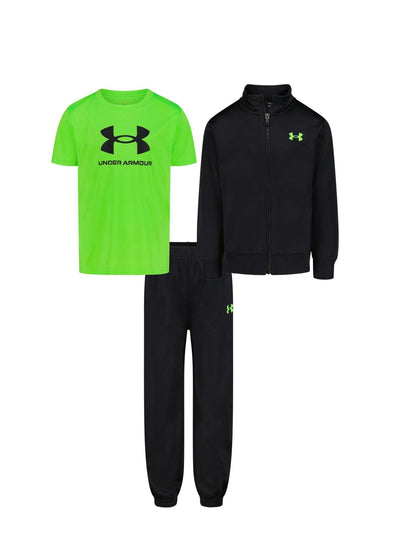 Under Armour Black Brawler Tracksuits and T-Shirts Set 3 Piece image 1