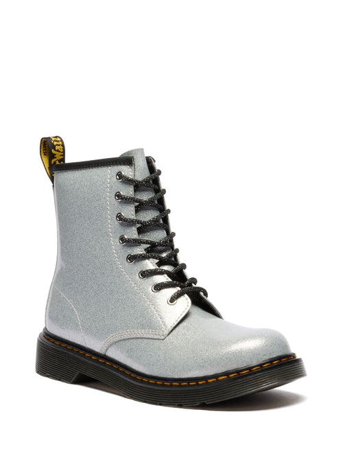 Dsiney Kidz - Dr. Martens Silver 1460 Nebula Glitter 8 Eye Boots image 1