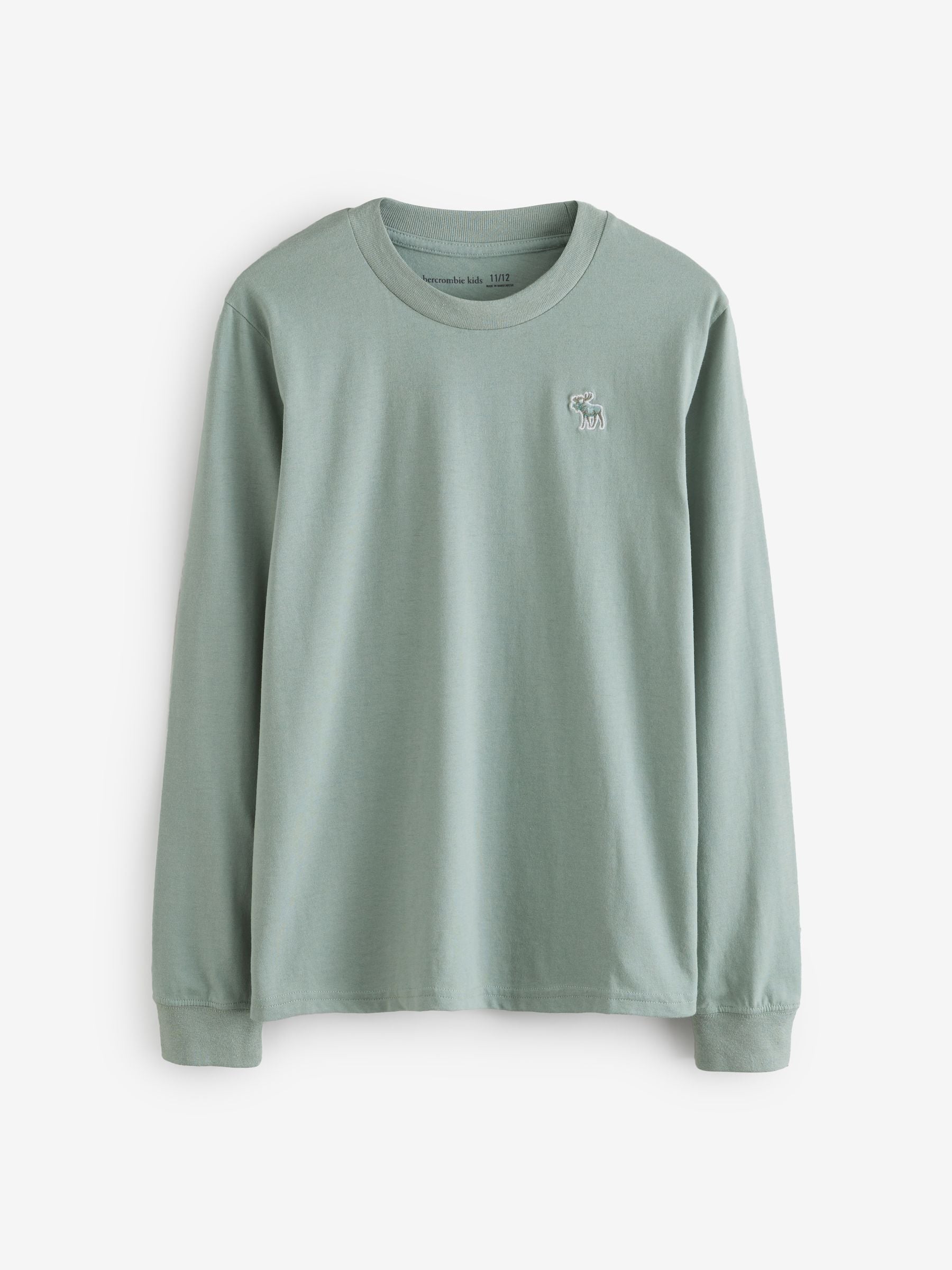 Dsiney Kidz - Abercrombie & Fitch Blue/Brown/Green Long Sleeve T-Shirts 3 Pack image 2