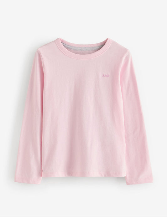 Dsiney Kidz - Abercrombie & Fitch Pink/Grey/Black Long Sleeve T-Shirts 3 Pack image 2
