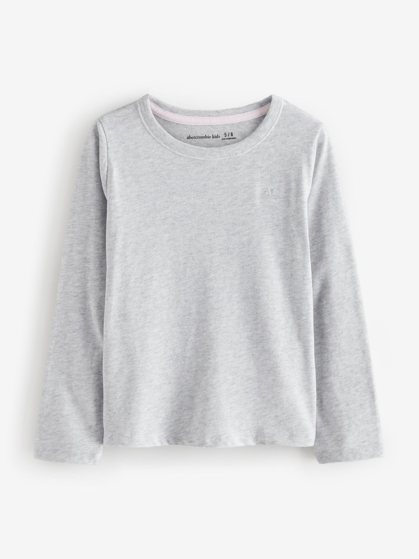 Dsiney Kidz - Abercrombie & Fitch Pink/Grey/Black Long Sleeve T-Shirts 3 Pack image 3
