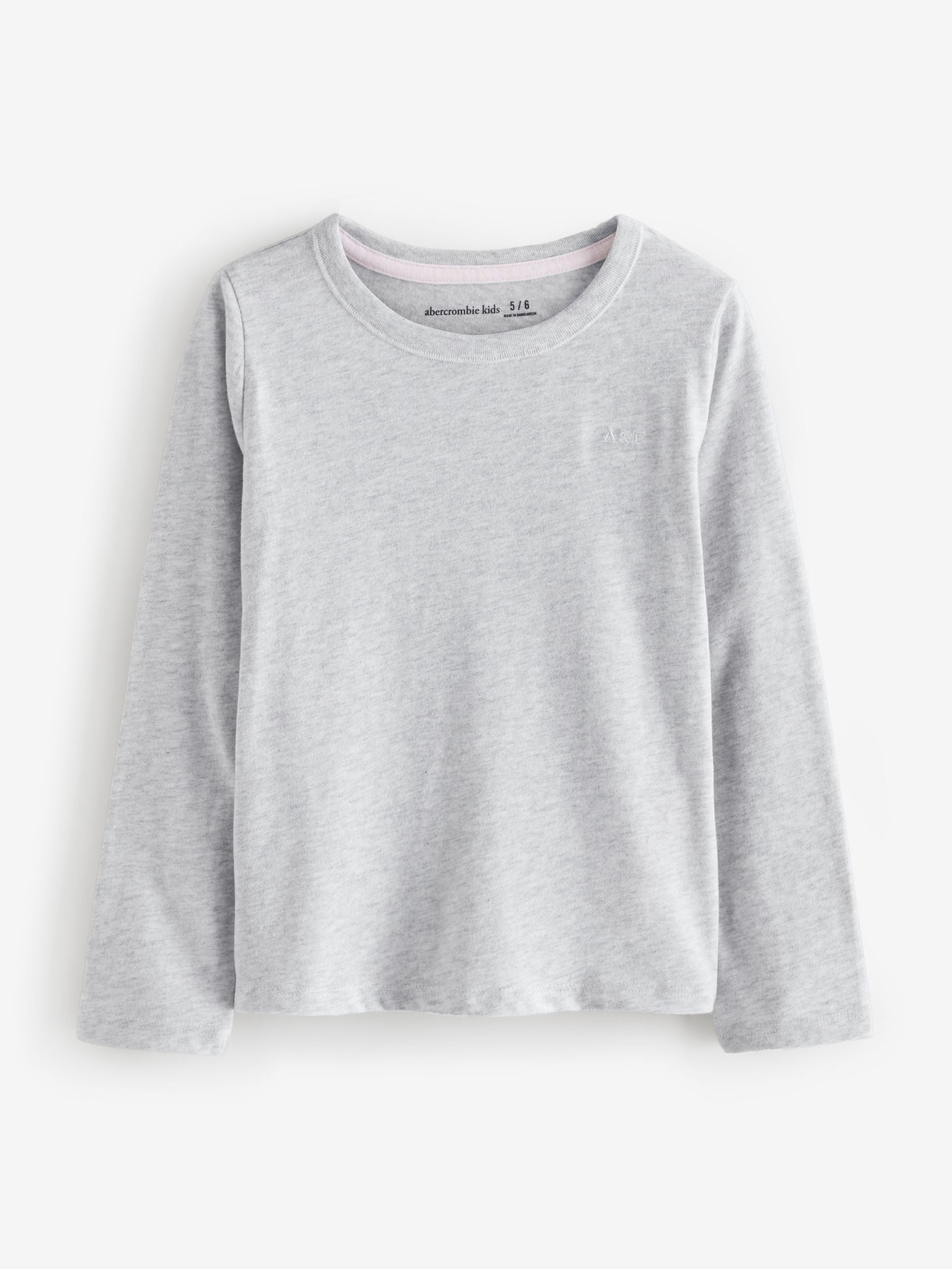 Dsiney Kidz - Abercrombie & Fitch Pink/Grey/Black Long Sleeve T-Shirts 3 Pack image 3