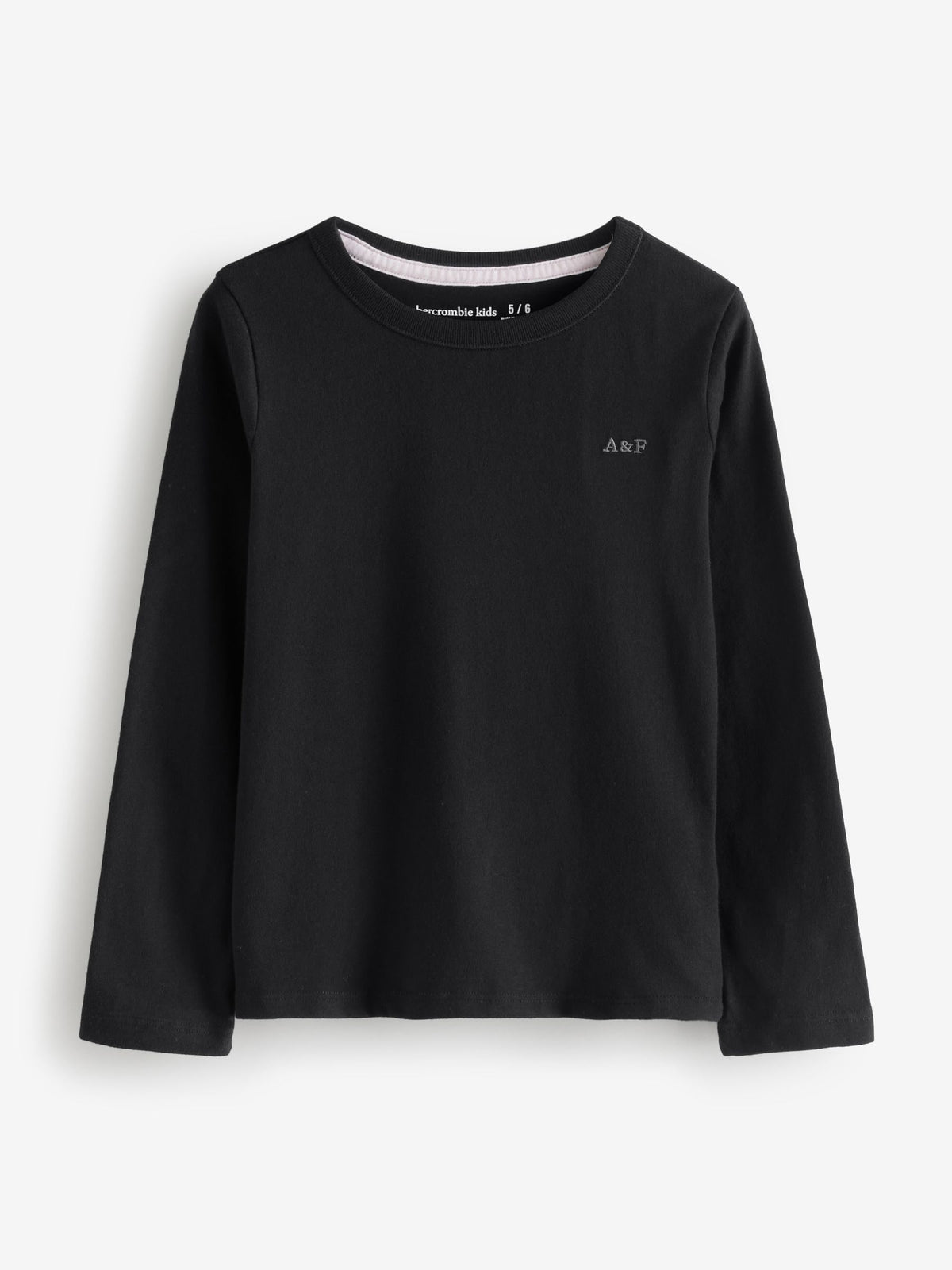 Dsiney Kidz - Abercrombie & Fitch Pink/Grey/Black Long Sleeve T-Shirts 3 Pack image 4