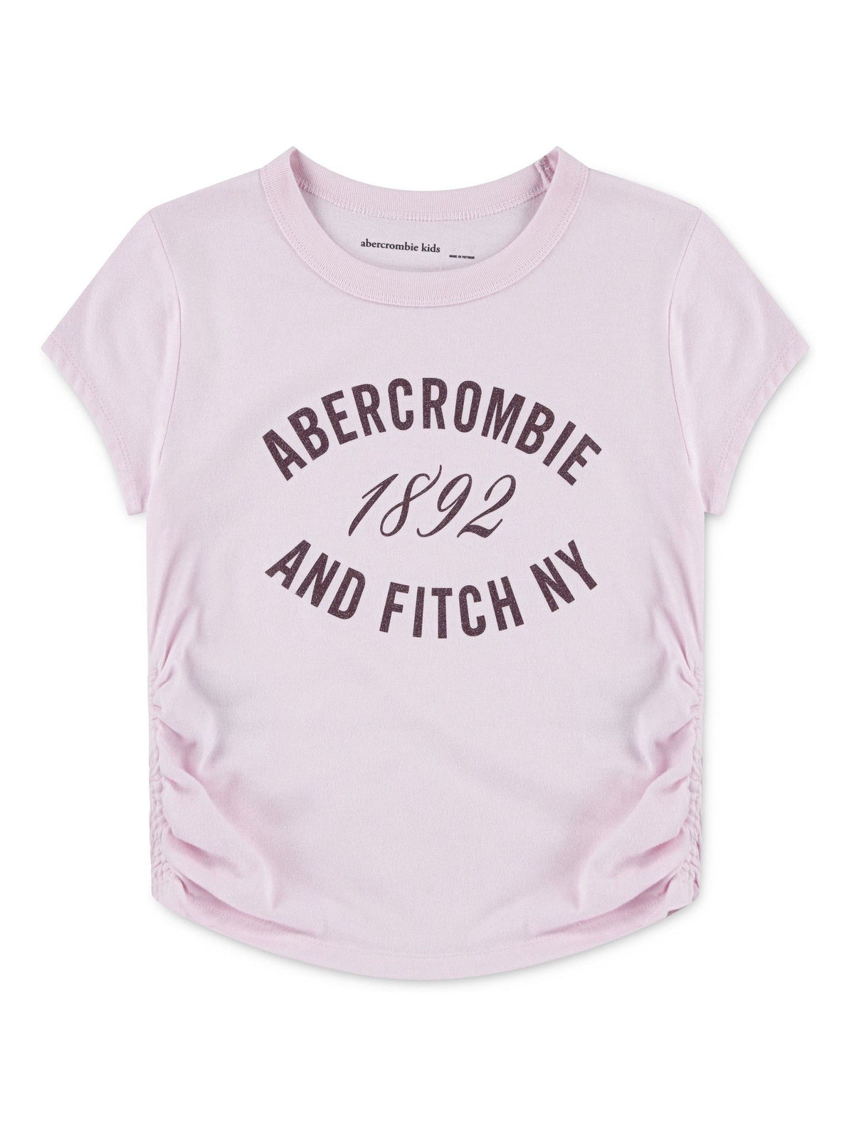 Dsiney Kidz - Abercrombie & Fitch Pink Logo Ruched T-Shirt image 1