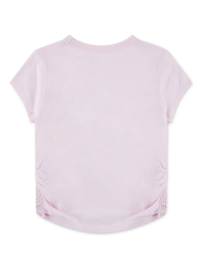 Dsiney Kidz - Abercrombie & Fitch Pink Logo Ruched T-Shirt image 2