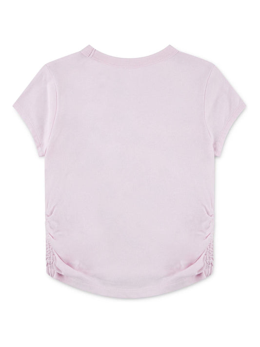 Dsiney Kidz - Abercrombie & Fitch Pink Logo Ruched T-Shirt image 2