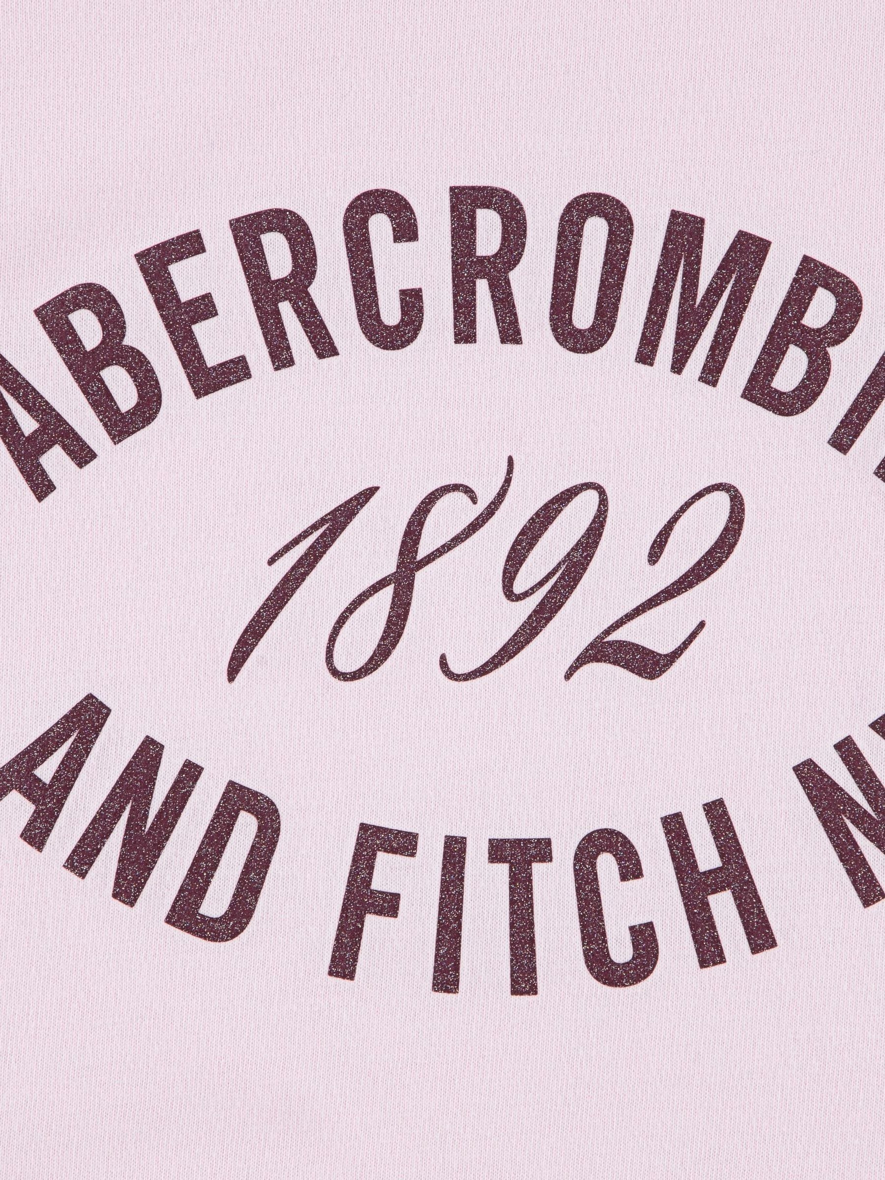 Dsiney Kidz - Abercrombie & Fitch Pink Logo Ruched T-Shirt image 3