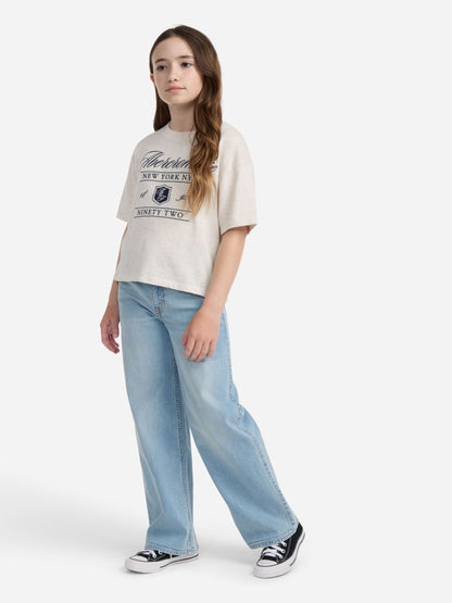 Dsiney Kidz - Abercrombie & Fitch Blue High Waisted Wide Leg Jeans image 2