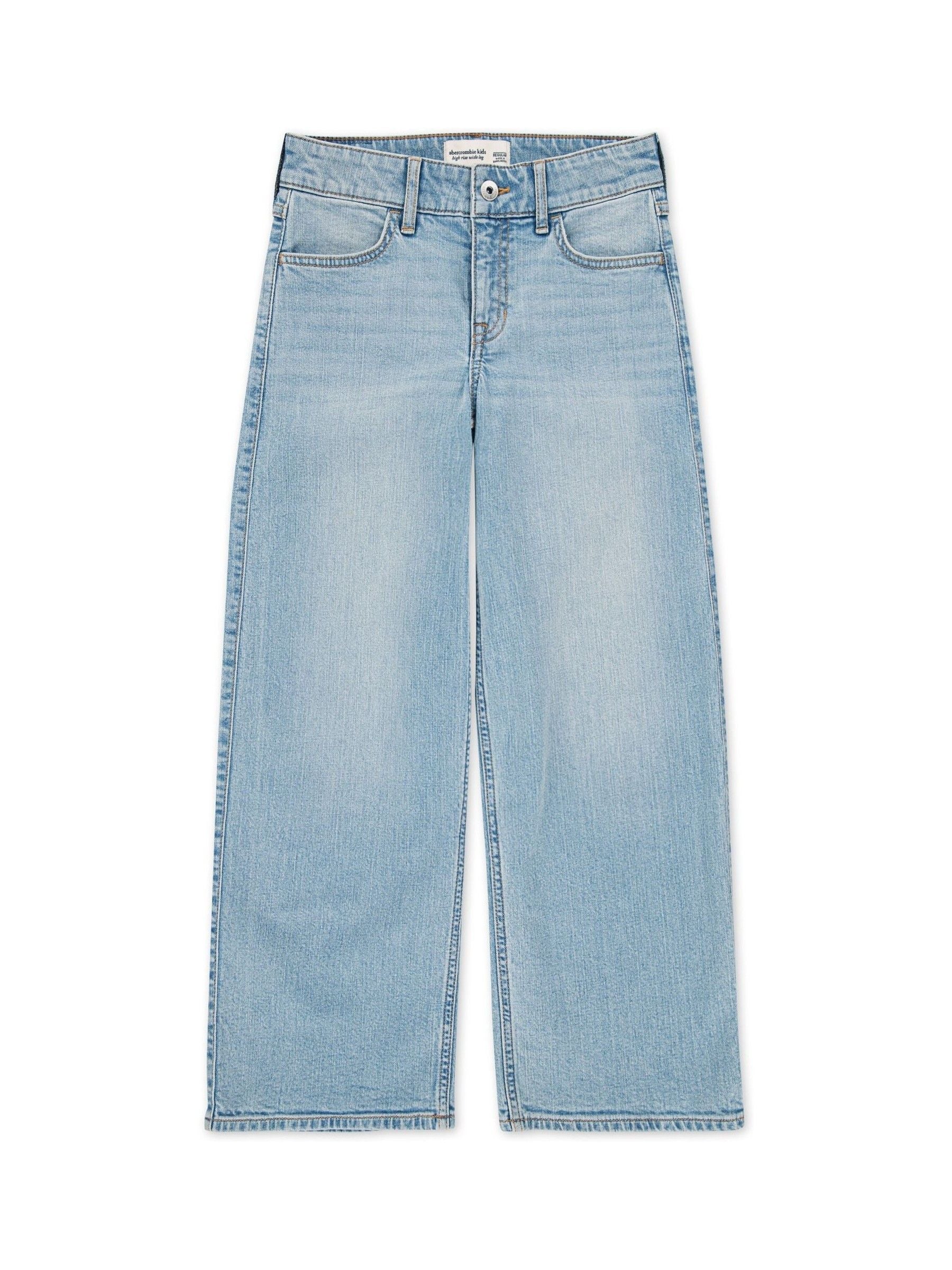 Dsiney Kidz - Abercrombie & Fitch Blue High Waisted Wide Leg Jeans image 4