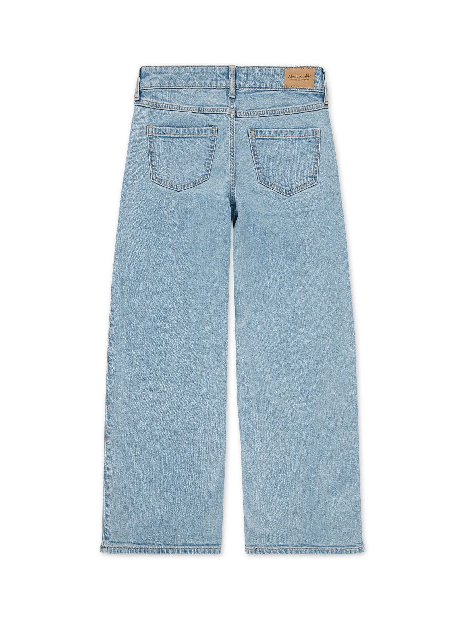 Dsiney Kidz - Abercrombie & Fitch Blue High Waisted Wide Leg Jeans image 5