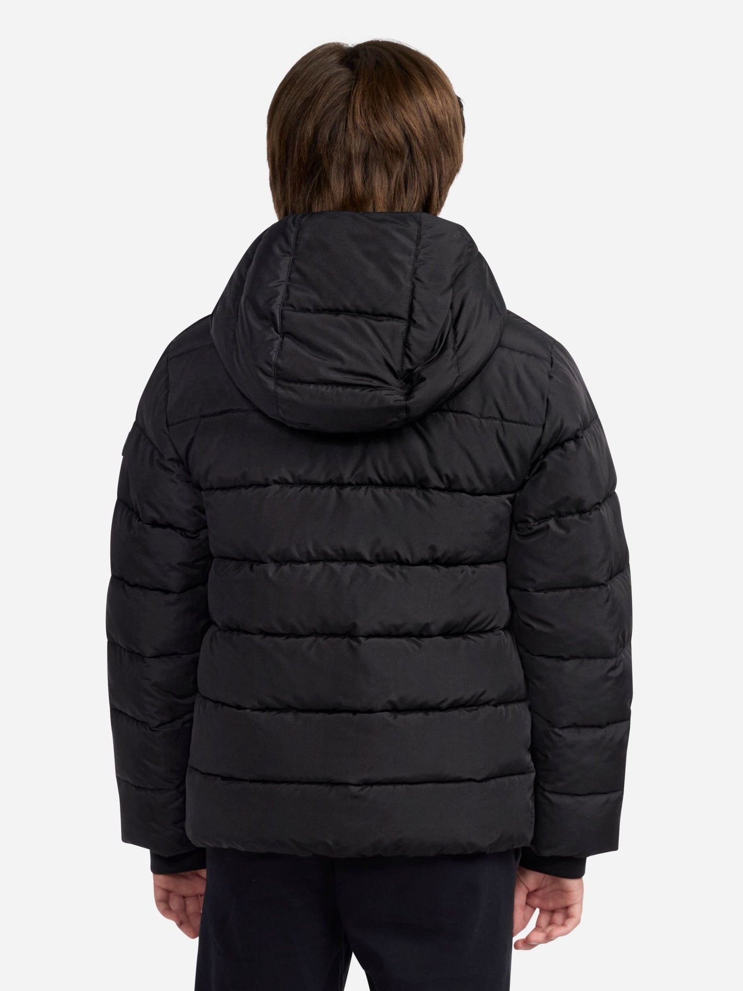 Dsiney Kidz - Abercrombie & Fitch Black Logo Midweight Puffer Coat image 3