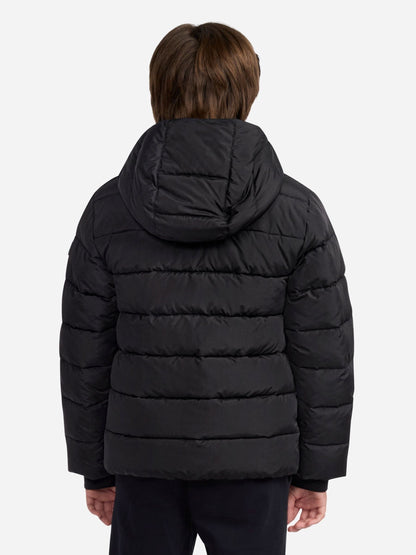 Dsiney Kidz - Abercrombie & Fitch Black Logo Midweight Puffer Coat image 3