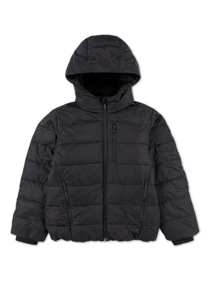 Dsiney Kidz - Abercrombie & Fitch Black Logo Midweight Puffer Coat image 4