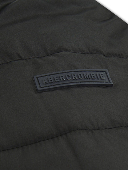 Dsiney Kidz - Abercrombie & Fitch Black Logo Midweight Puffer Coat image 6