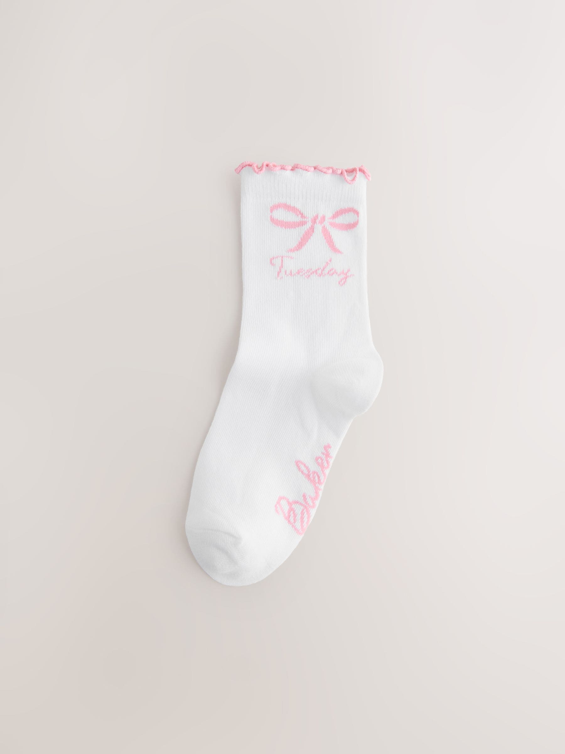 Baker by Ted Baker Pastel Days of the Week Socks 7 Pack image 3