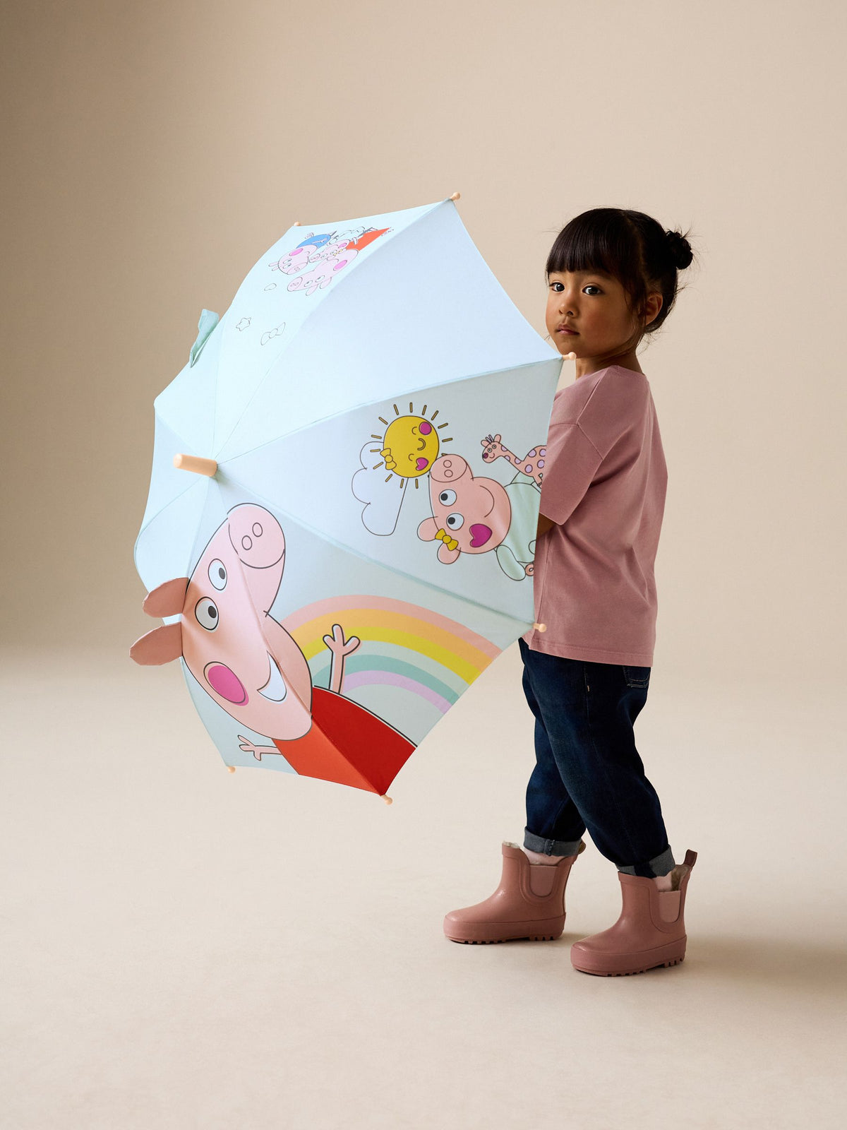 Blue Peppa Pig Umbrella - image 2
