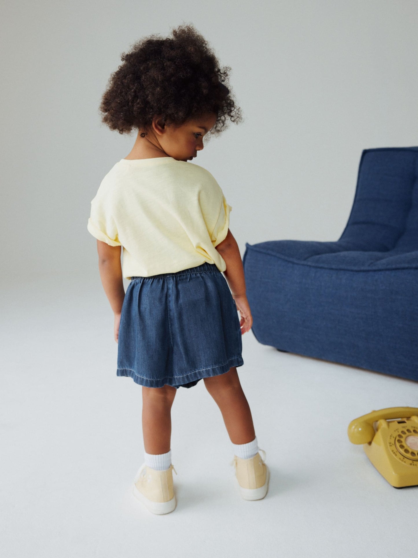 Dsiney Kidz - Dark Wash Soft Denim Shorts (3mths-10yrs) image 3