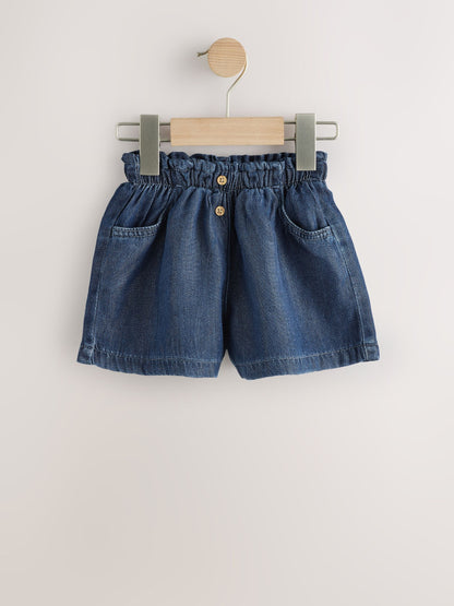 Dsiney Kidz - Dark Wash Soft Denim Shorts (3mths-10yrs) image 4