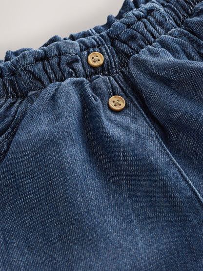 Dsiney Kidz - Dark Wash Soft Denim Shorts (3mths-10yrs) image 6