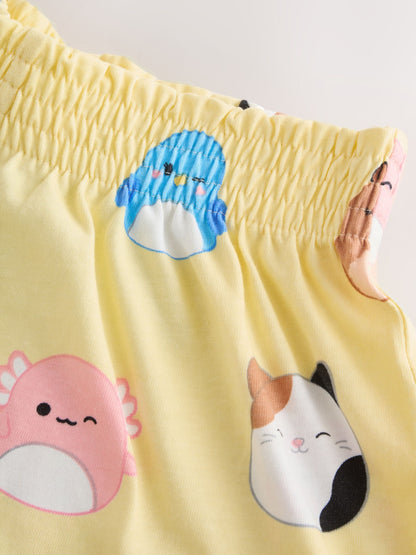 Pink/Yellow Yellow/ Pink Squishmallow Short Pyjamas 2 Pack (3-16yrs) - image 14