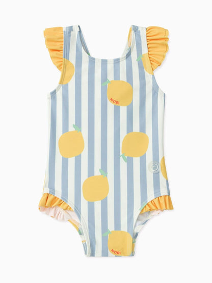 MORI Blue Stripe Swimsuit image 3