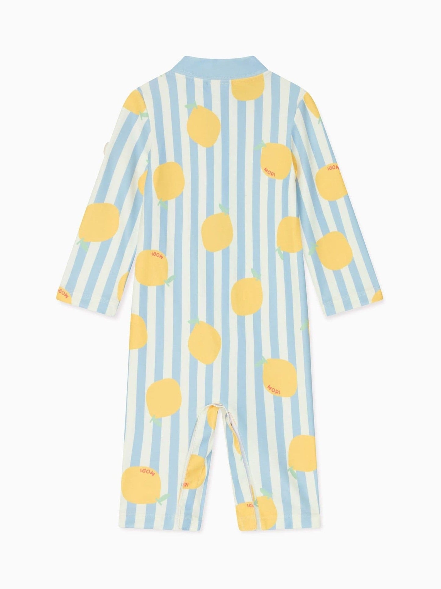 MORI Blue Stripe Long Sleeve Sun Safe Swimsuit image 5