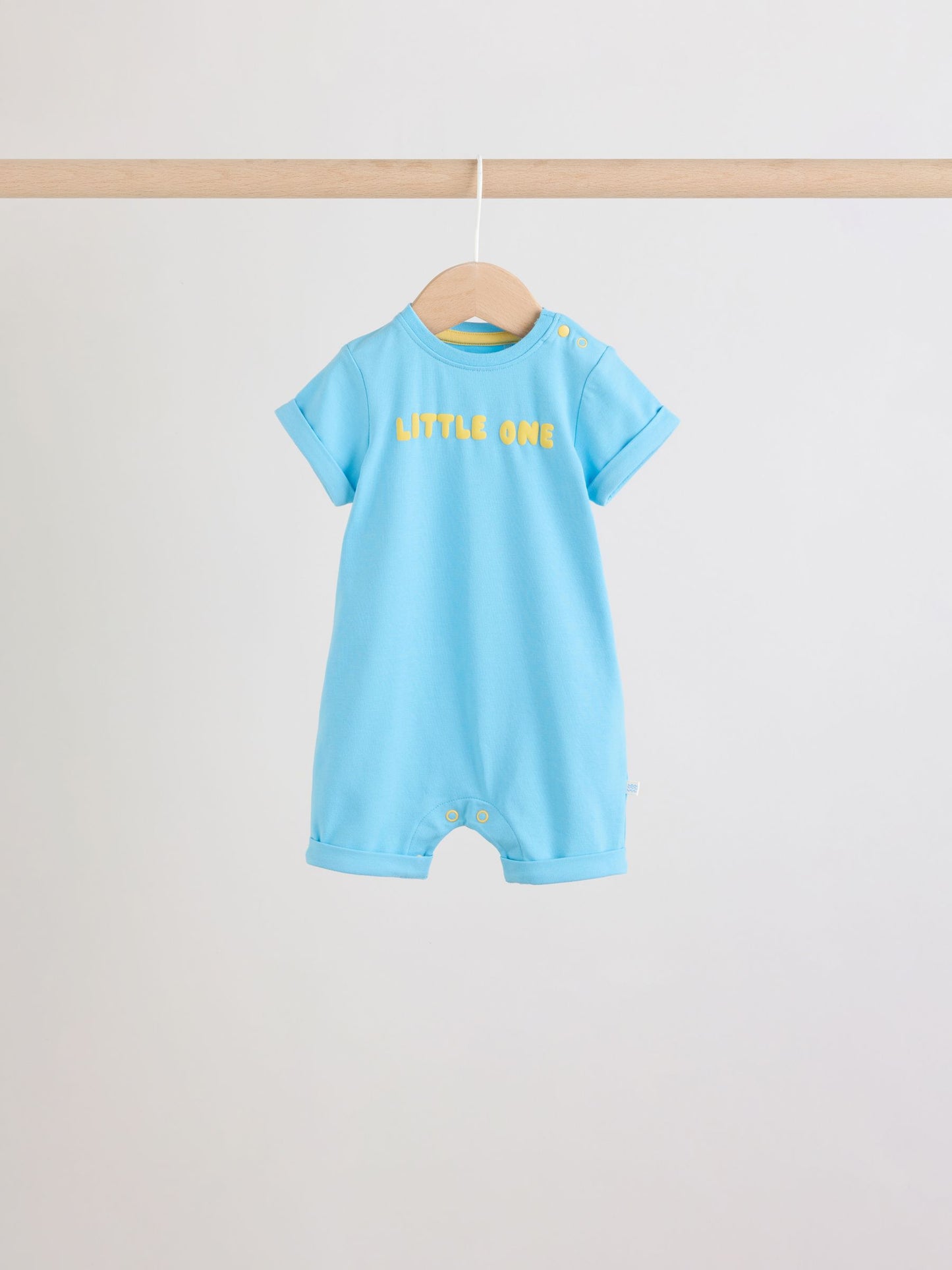 Bright Slogan Jersey Baby Rompers 4 Pack image 3