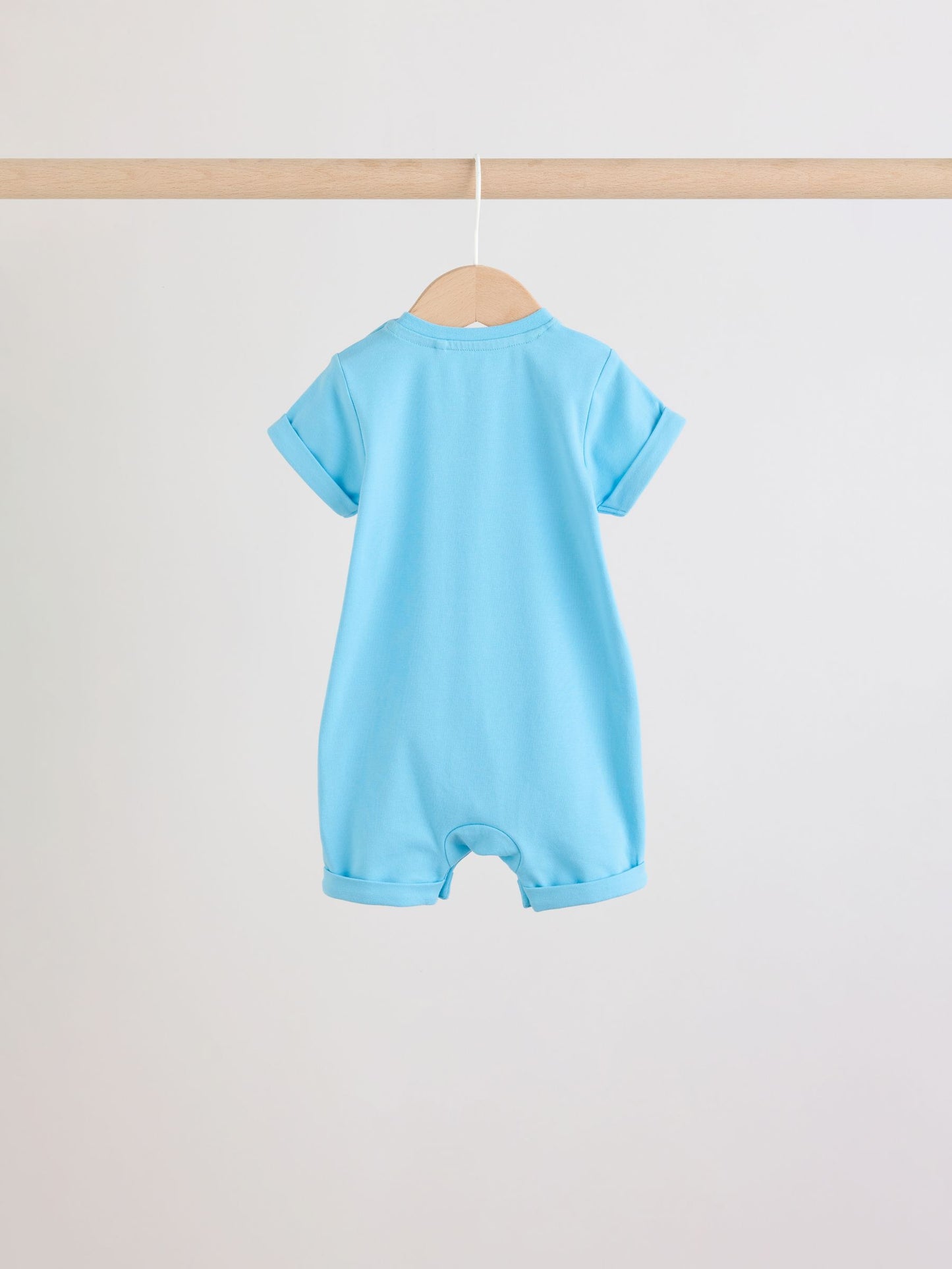 Bright Slogan Jersey Baby Rompers 4 Pack image 5
