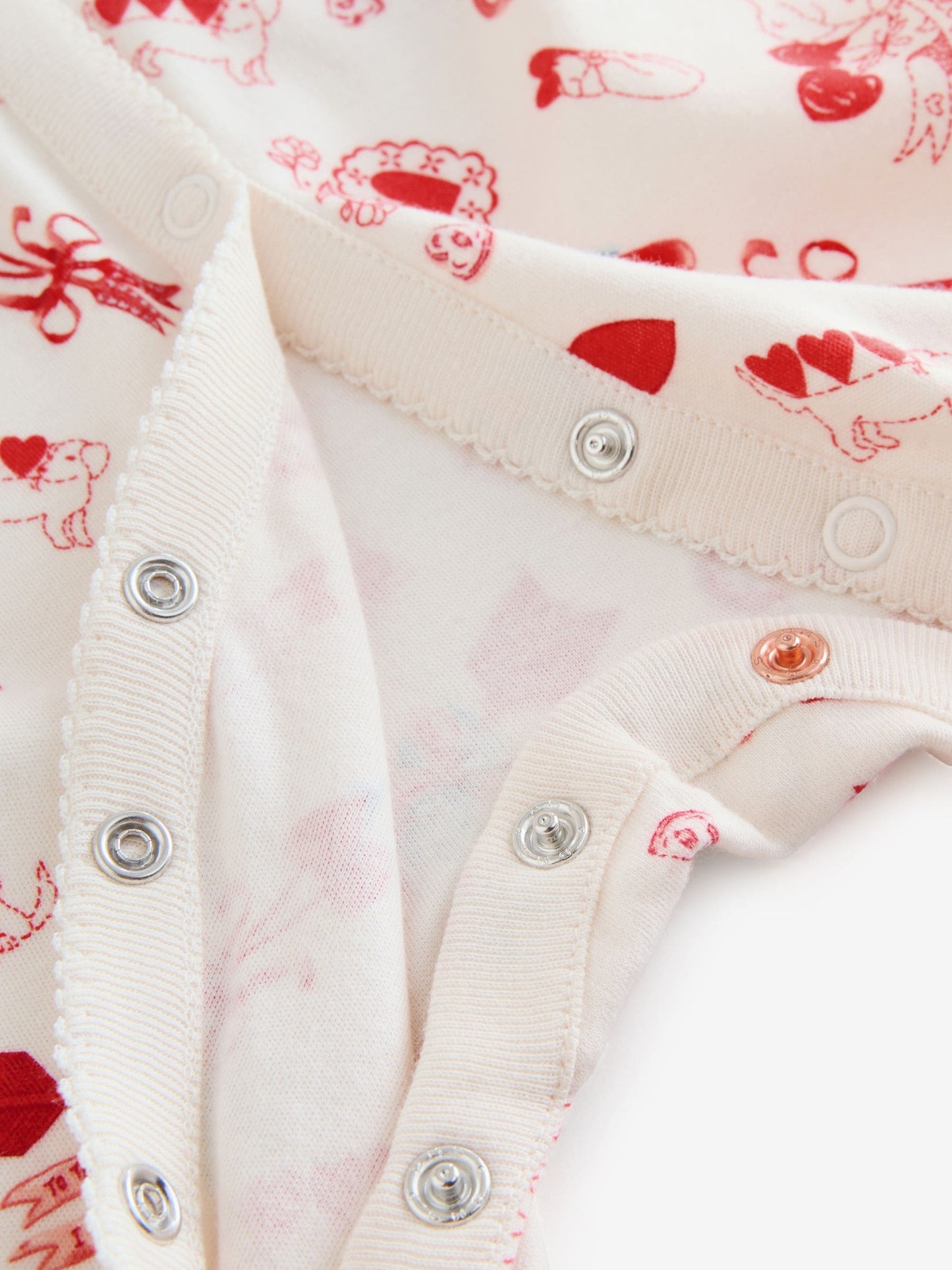 Cream Cath Kidston Baby Sleepsuit image 4