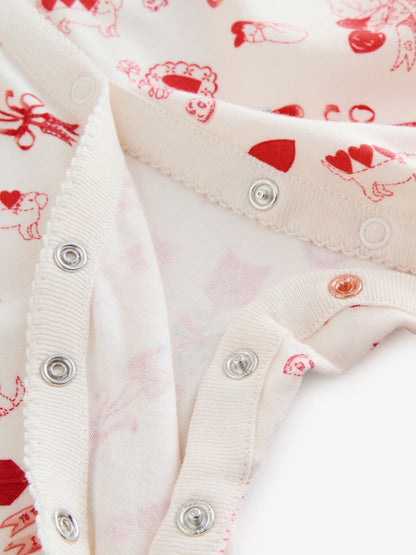 Cream Cath Kidston Baby Sleepsuit image 4