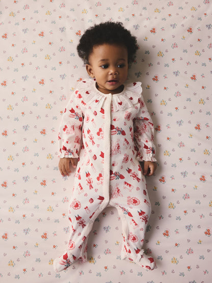 Cream Cath Kidston Baby Sleepsuit image 5