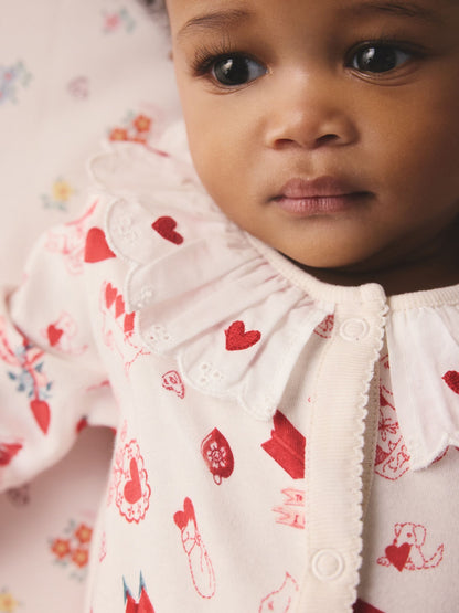 Cream Cath Kidston Baby Sleepsuit image 7