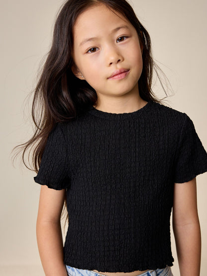 Dsiney Kidz - Black Textured T-Shirt (3-16yrs) image 1
