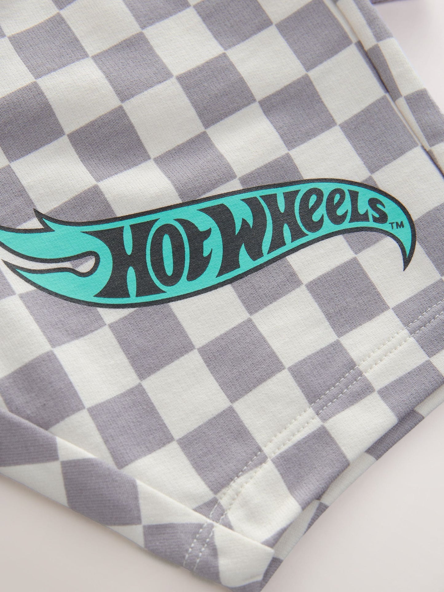 Lilac Purple Hot Wheels Check Short T-Shirt Set (9mths-8yrs) image 9