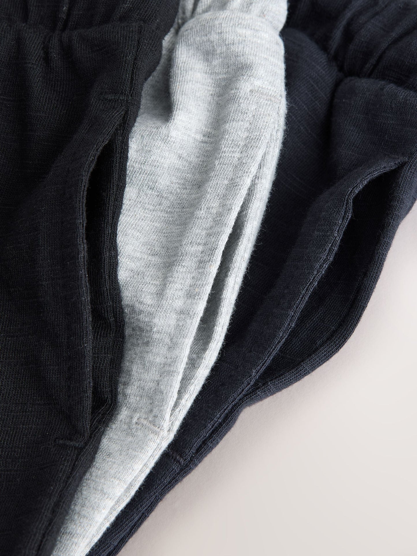 Black/ Navy Blue/ Grey Stripe Joggers 3 Pack (3mths-7yrs) image 6