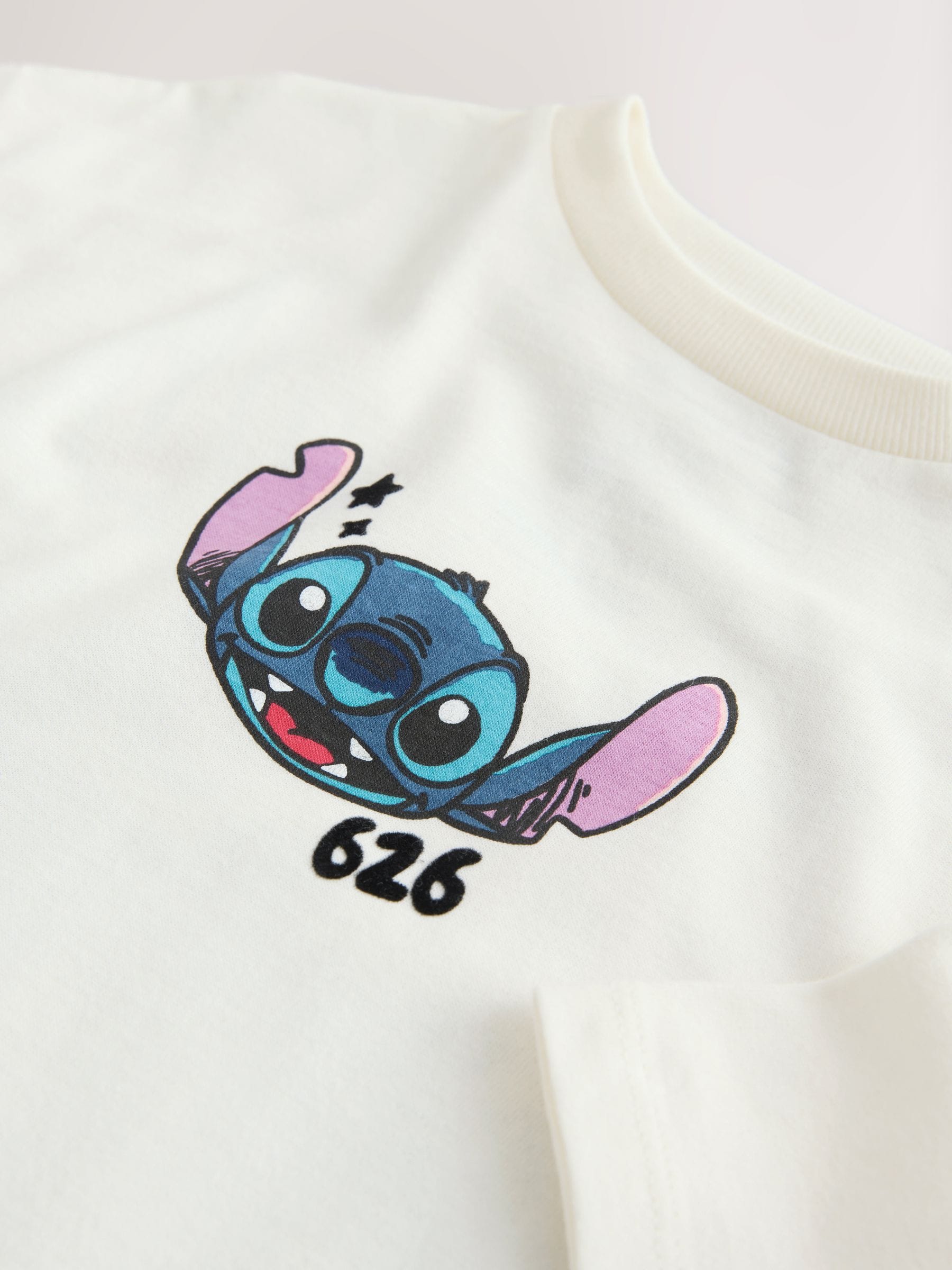 Dsiney Kidz - Ecru Lilo & Stitch Oversized Graphic T-Shirt (3-16yrs) image 9