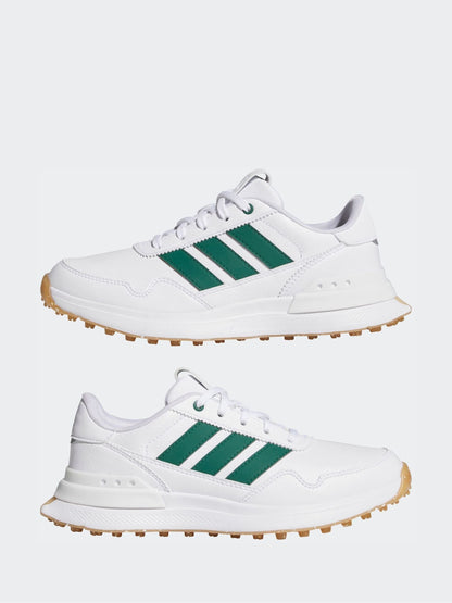 adidas Golf White/Green S2G 26 Spikeless Shoes image 5