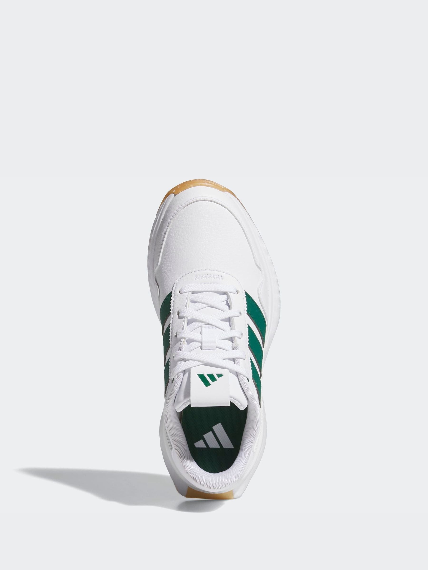 adidas Golf White/Green S2G 26 Spikeless Shoes image 6