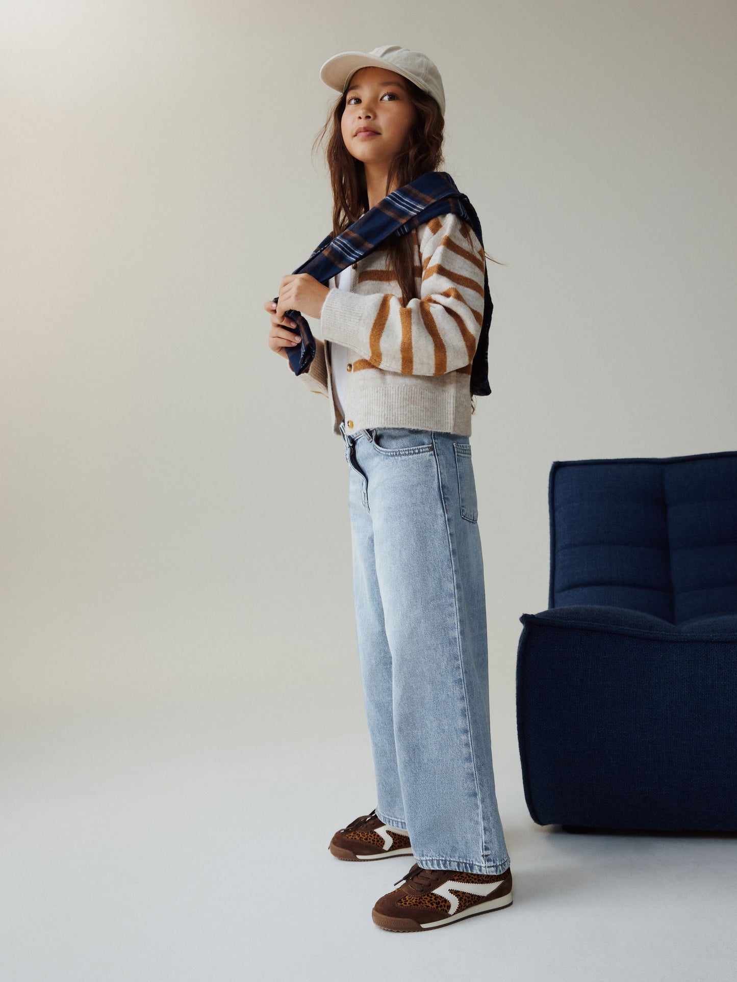 Dsiney Kidz - Light Blue Extra Wide Leg Jeans (6-16yrs) image 2