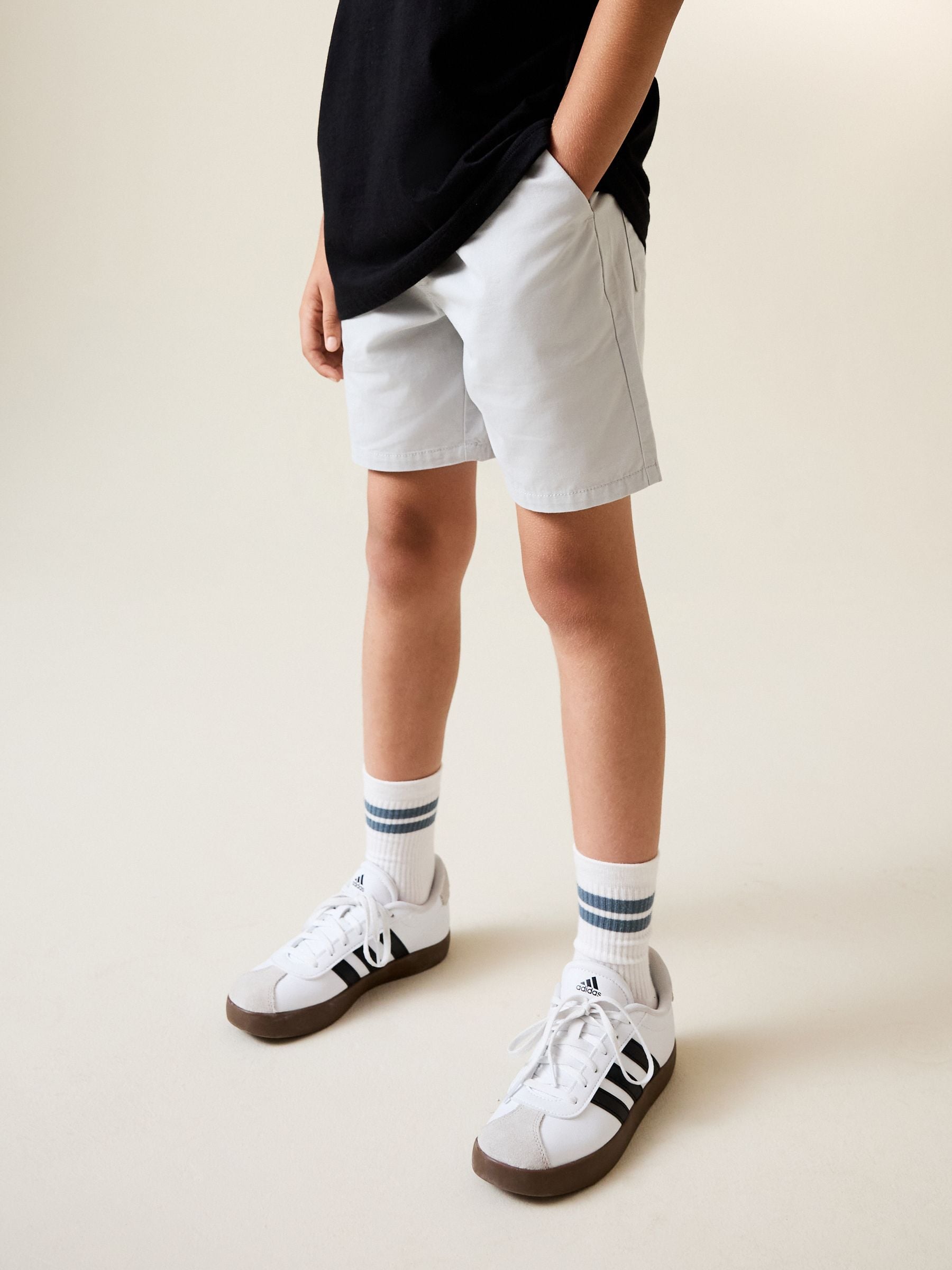 Dsiney Kidz - Grey Regular Fit Shorts (3-16yrs) image 1