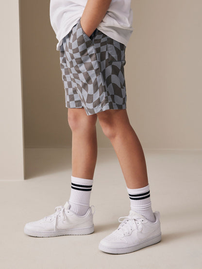 Dsiney Kidz - Blue/Grey Regular Fit Shorts (3-16yrs) image 1