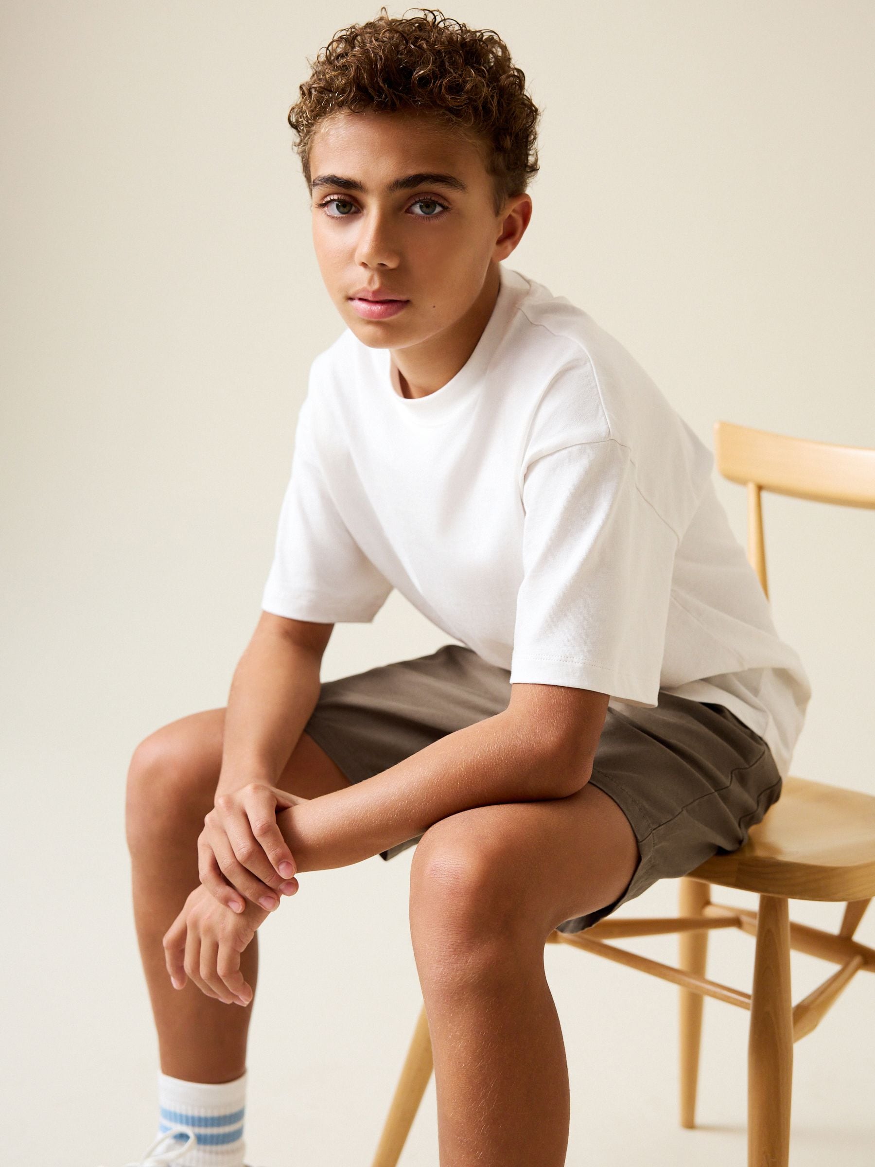 Dsiney Kidz - Brown Regular Fit Shorts (3-16yrs) image 3