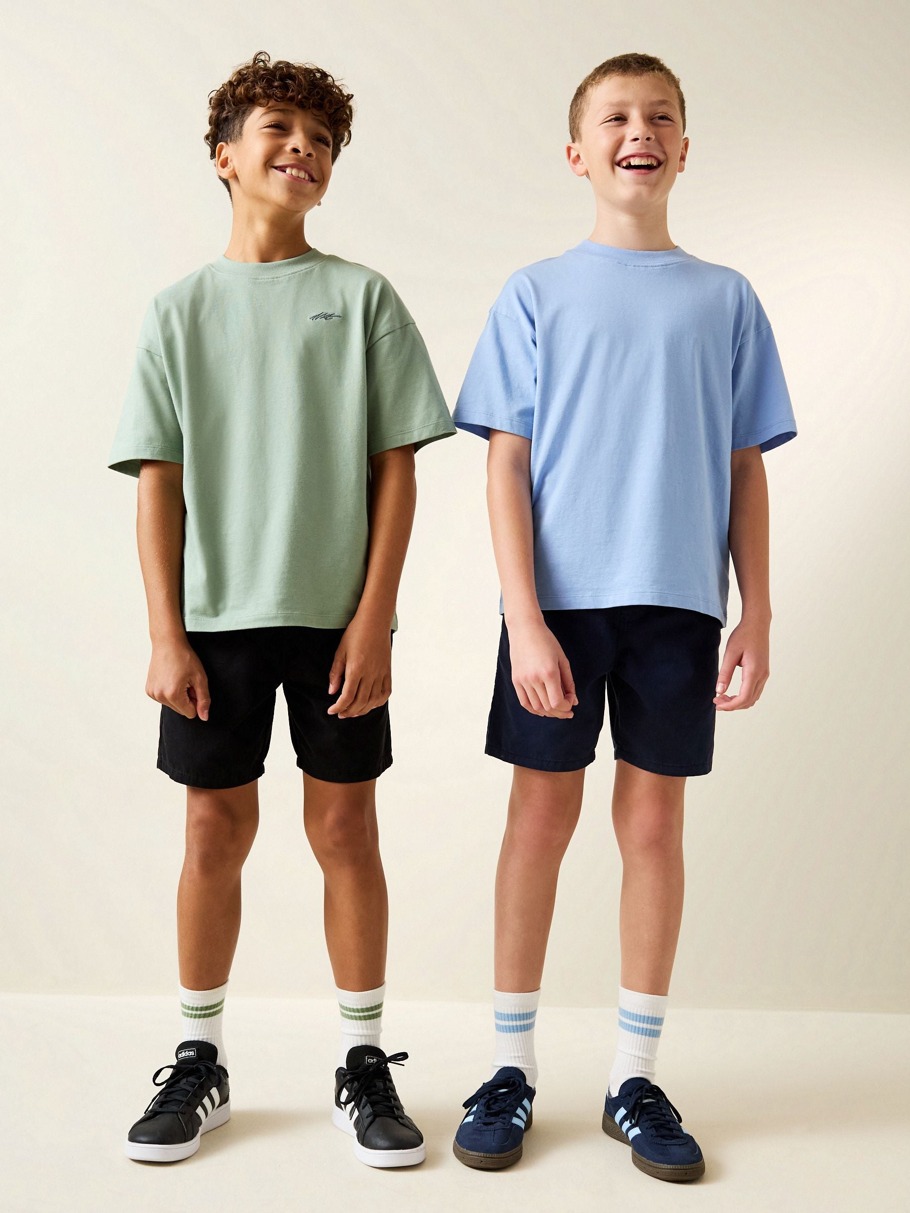 Dsiney Kidz - Black/Navy 2 Pack Shorts (3-16yrs) image 4