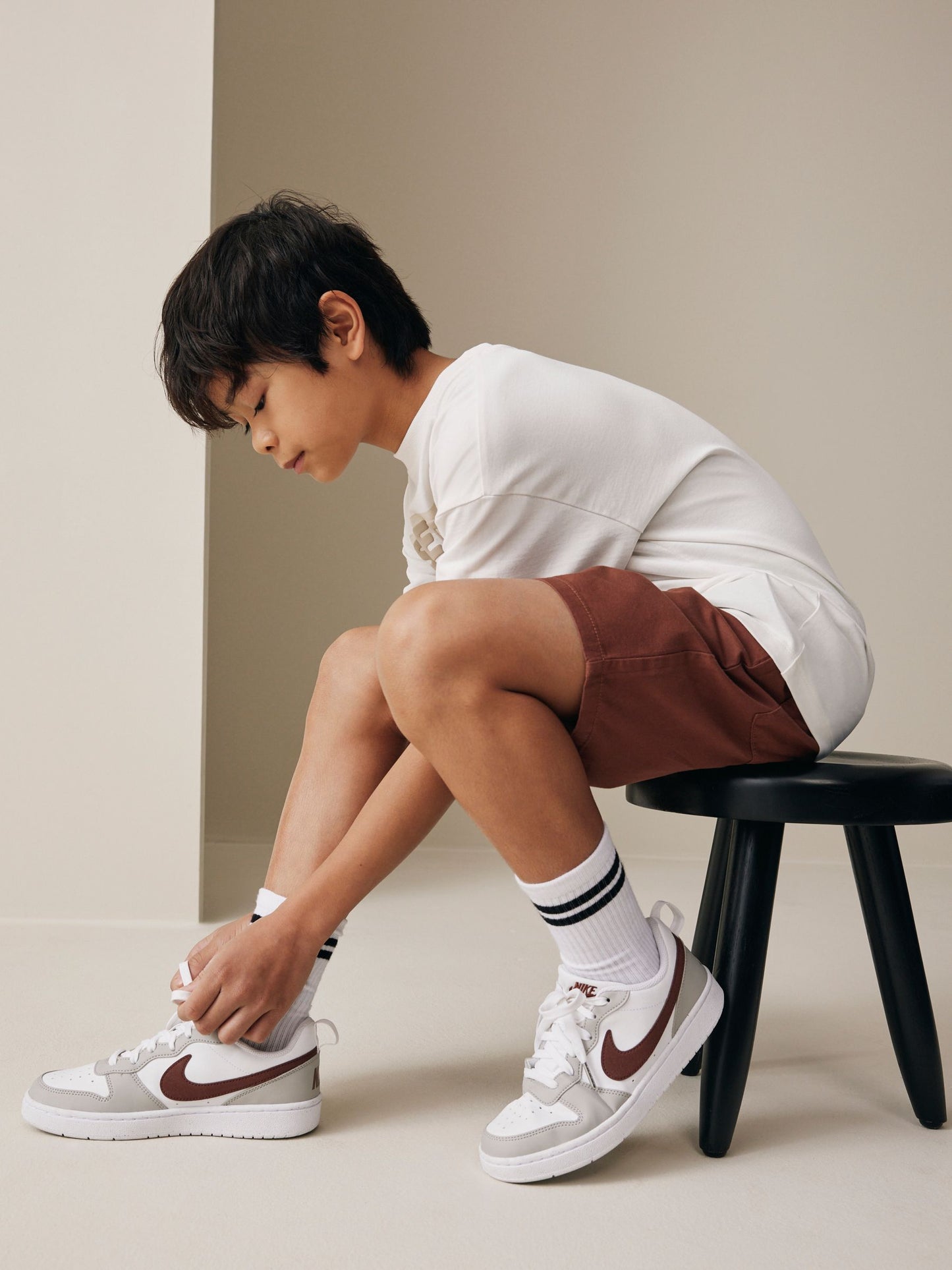 Dsiney Kidz - Rust Brown Regular Fit Shorts (3-16yrs) image 2
