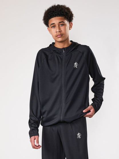 Dsiney Kidz - Gym King Black Lightweight Poly Full Zip Jacket image 1