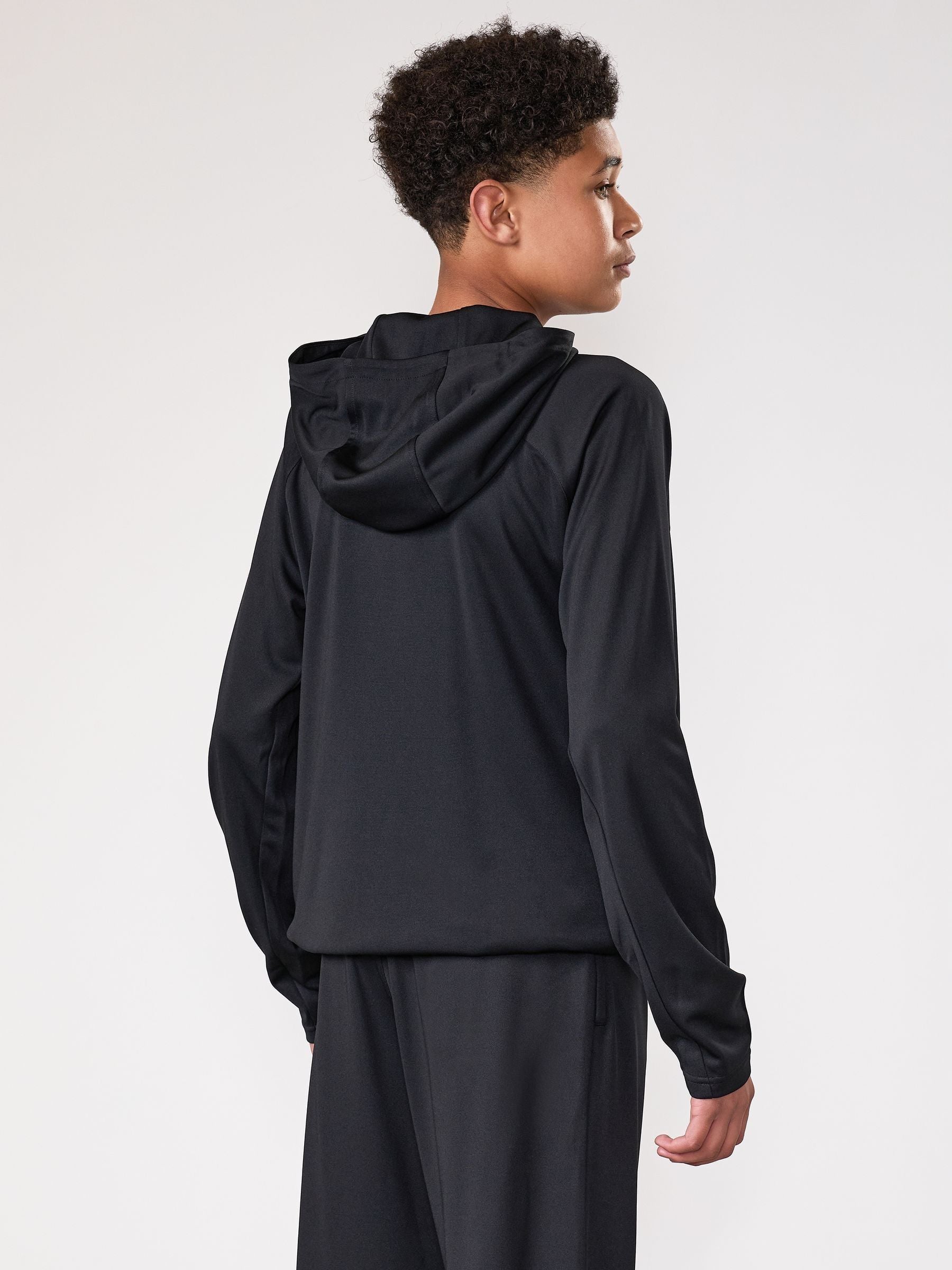 Dsiney Kidz - Gym King Black Lightweight Poly Full Zip Jacket image 2