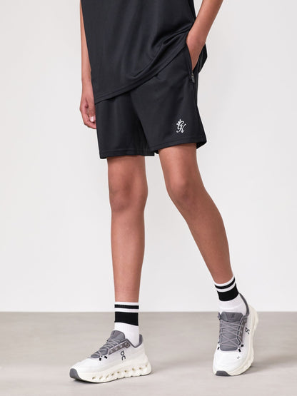 Dsiney Kidz - Gym King Black Lightweight Poly Shorts image 2